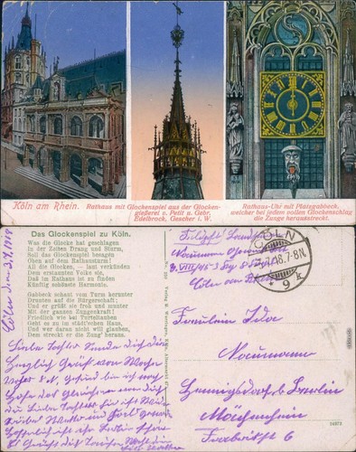 Ansichtskarte köln altes - ansichtskarte,