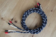 - InAkustik Black & White LS-1002 Lautsprecherkabel - 2 x 2,5m - biwiring -