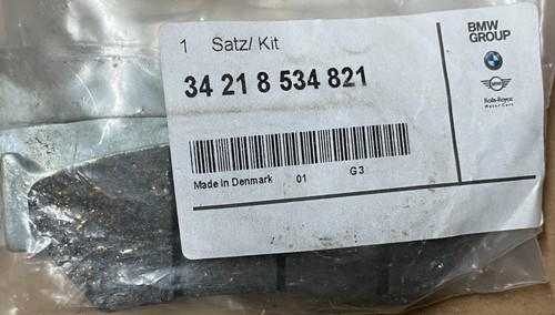 Bmw satz bremsbeläge hinten - satz,