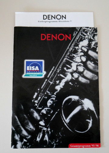 Denon katalog 1997 1998 inkl - denon,