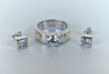 Set aus Silberring und