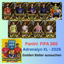 Panini FIFA 365 Adrenalyn XL 2026 - Golden Baller Karten (GOL) aussuchen