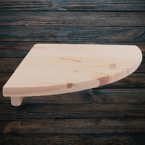 Eckregal aus holz 30x30cm - eckregal,