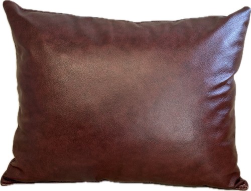Sofakissen 50x40cm echt - , leder