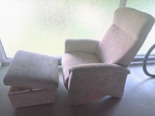 Ohrensessel/Lesesessel mit Hocker/Fußhocker HIMOLLA - wie NEU