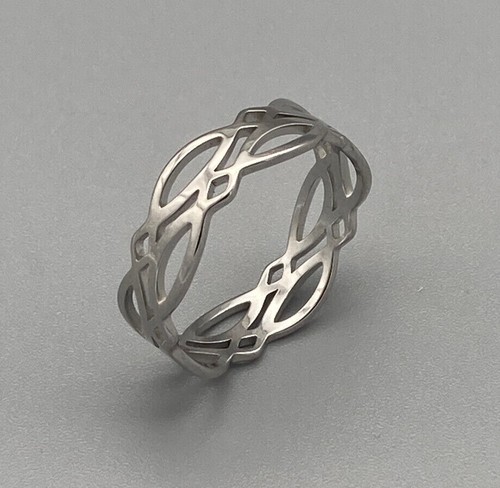Edelstahl ring 8mm breit - 5,8mm,