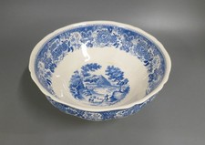 Große Schüssel 26,5 cm mit Fuß Salatschüssel Villeroy & Boch Burgendland Blau 