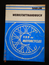 Werkstatthandbuch  Reparaturanleitung Daelim VC125 Advance  125cc