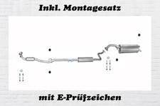 Auspuffanlage ab Kat Toyota Yaris 1.3 64KW Bj.02-05 Auspuff  Montagesatz