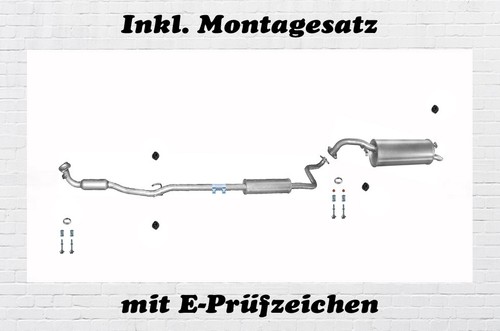Auspuffanlage kat toyota - auspuffanlage, ab