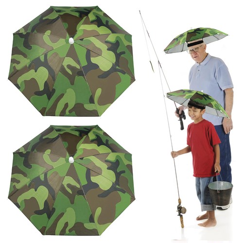 Regenhut angeln handfrei - 2x,