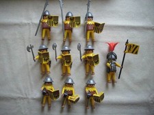 Playmobil 10 Löwenritter Figuren Gelb Braun aus dem Set 3653 Set 1