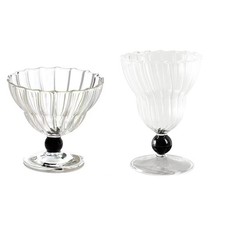 Ins Streifen Glas Tasse Joghurt Kelch Getränk Saft Pudding Dessert Tasse Snack4541