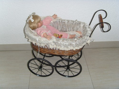 Puppenwagen antik weiden - puppenwagen,