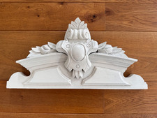 Schrankkrone Schrankaufsatz Möbelkrone Türkrone 47 x 22 cm Antik Vintage