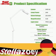 Dioptrien led lupenleuchte - 8x,