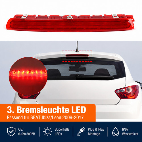 Led bremslicht für seat - seat, ibiza