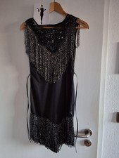 Charleston Damen Kleid schwarz