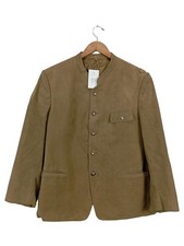 LODENFREY Herren Trachtenjanker Jacke Gr. 46/S Oliv Traditionell Wolle