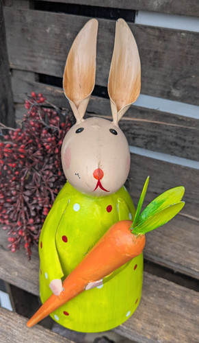 Süßer osterhase mit - osterhase,