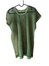 Pleats Please Issey Miyake Tanktop Damen Blau Größe 3 Top Zustand