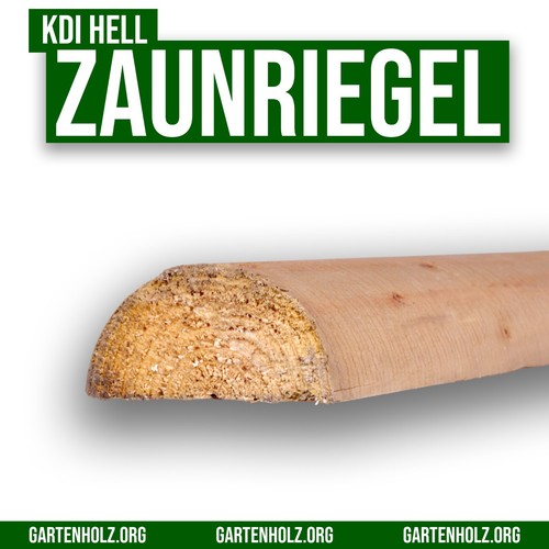 Zaunriegel halbriegel halbholz - zaunriegel,