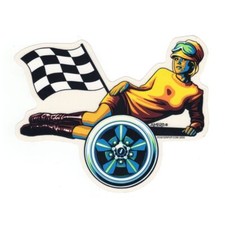 Aufkleber Mag Girl, Almera Cragar Thorque Trust Magnesium Wheels American Racing