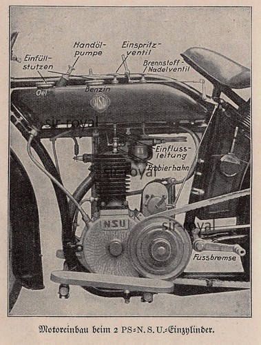 Nsu einzylinder motorrad - einzylinder,