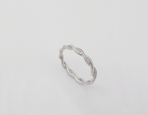 Gedrehter ring kt 585 - ring, 14
