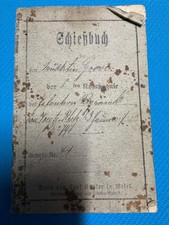 Original  Schießbuch Herzoglich Braunschweigisches Infanterie-Regiment Nr.92 !