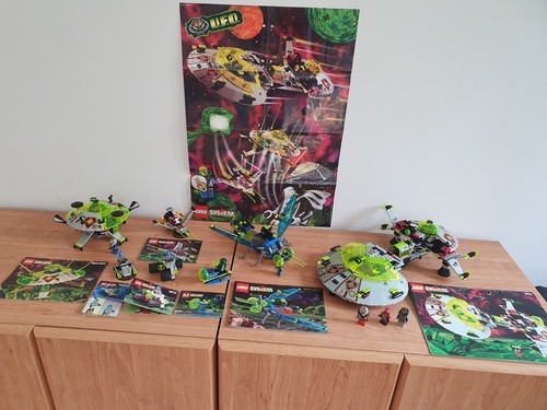 Lego space ufo - lego, oba