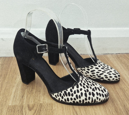 Clarks schwarz creme - , animal