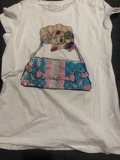 T-Shirt mit Strass, Größe M