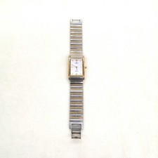 GLYCINE 190655 Gold x Silber Analog Quarz Uhr