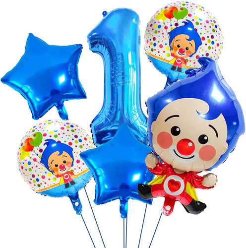 Clown luftballon jahr - luftballon,1,