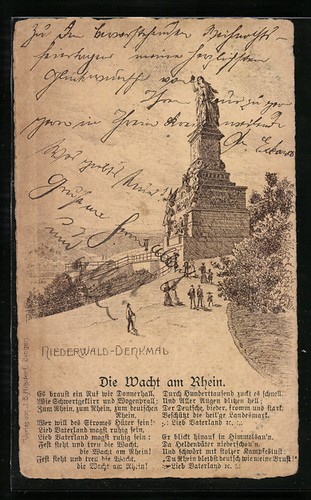 Künstler rüdesheim - künstler-ak,