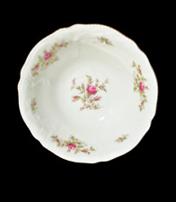 ROSENTHAL Sanssouci Moosrose Ramona  DESSERTSCHALE 15 cm mit Goldrand elfenbein