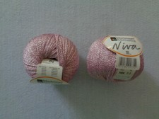 Wolle - Pack   50 gr. Schachenmayr nomotta Niva metallicgarn rose