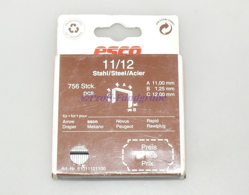 756 esco tackerklammer 12 - x, 11/12