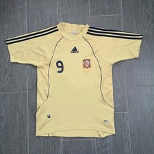 Vintage 2008 Torres 9 Spanien Trikot EM Größe: S Fußball Streatwear Fans Adidas 