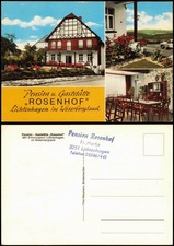 Pension u. Gaststätte ROSENHOF Lichtenhagen im Weserbergland 1965