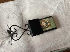 Kachelofen Ständer Schwarz Metall schwer über 1 Kg  für Zündhölzer Deko Kamin