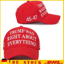MAGA  TRUMP  WAS RIGHT  ABOUT EVERYTHING HAT President Donald  Red U Trump