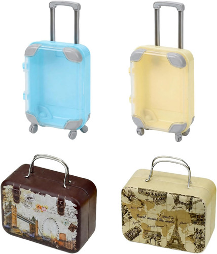 4er set mini reisekoffer - 4er, mini-reisekoffer