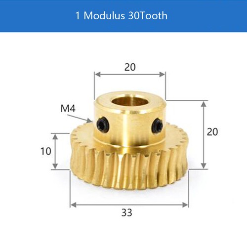Modul 60zähne messing - modul,