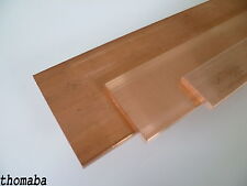 Kupfer E-Cu , Flach ab 10x3 mm - Flach 40x3 mm sowie Längen wählbar, Modellbau