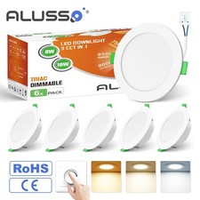 6er LED Einbauleuchte 8W/10W