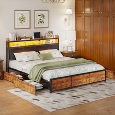 Polsterbett 180x200cm mit LED