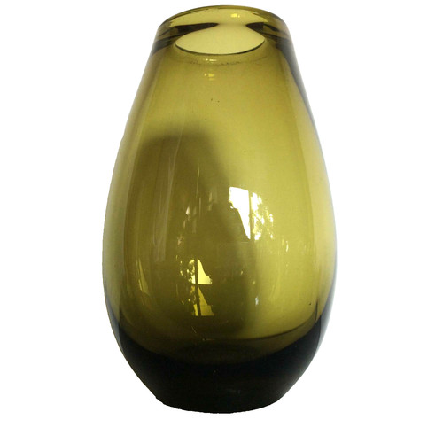 Mid century vase glasvase - mid, glas