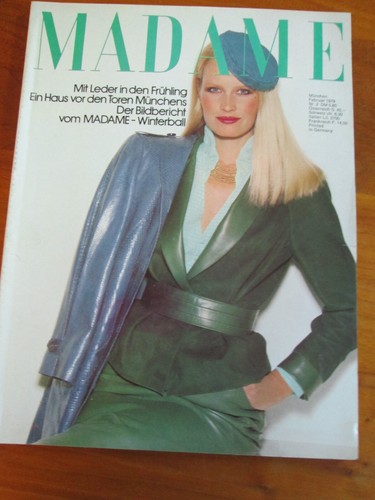Vintage zeitschrift madame - ,